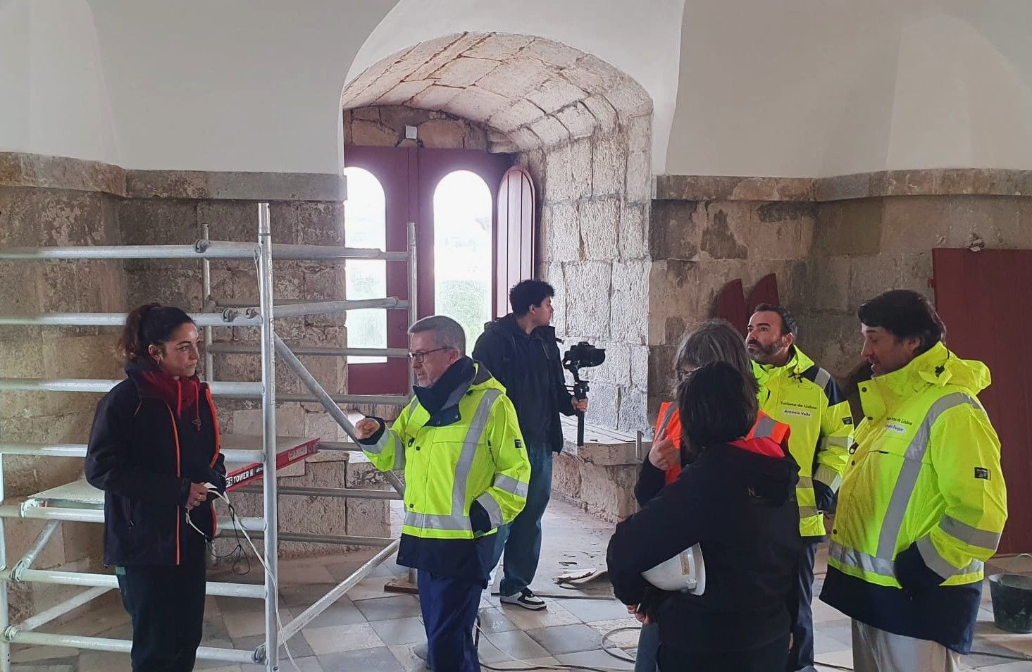 VISITA DO PRESIDENTE DA CÂMARA DE LISBOA À TORRE DE BELÉM